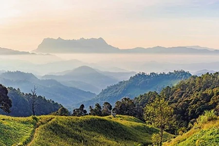 จุดชมวิว บ้านเลาวู ชมวิว ดอยหลวงเชียงดาว